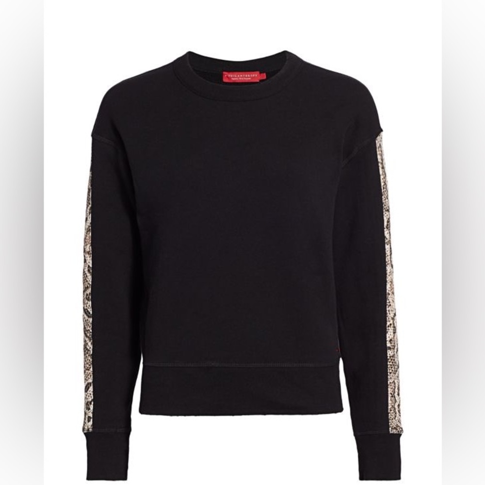 n:Philanthropy Python Snake Crewneck Sweatshirt Size Medium - Picture 3 of 6
